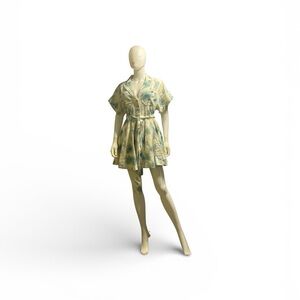 MARBLE Tropical Print Mini Dress